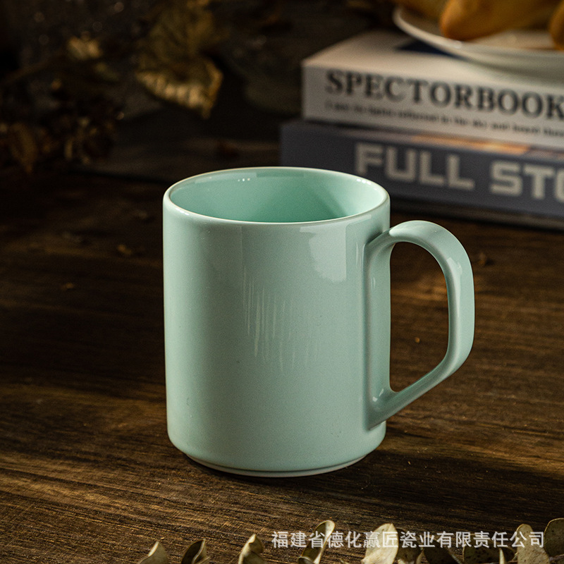 Transfronterizo LICang LZ color de caballo una marca de cola de cerámica taza de marca de colores taza de agua taza de leche taza de desayuno