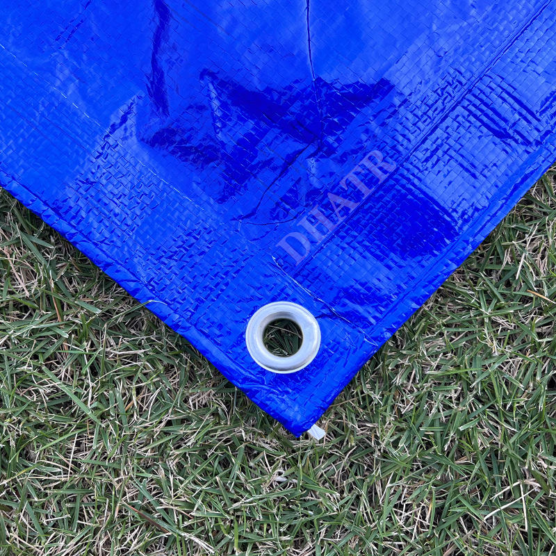 90克双蓝篷布PE Tarp防雨防水防尘遮阳布家具罩加厚耐磨厂家批发