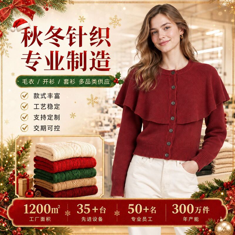 Custom-made round-neck sweater with a faux two-piece shawl design, new winter style, red, French-inspired, long-sleeved knit top Custom-made round-neck sweater with a faux two-piece shawl design, new winter style, red, French-inspired, long-sleeved knit top