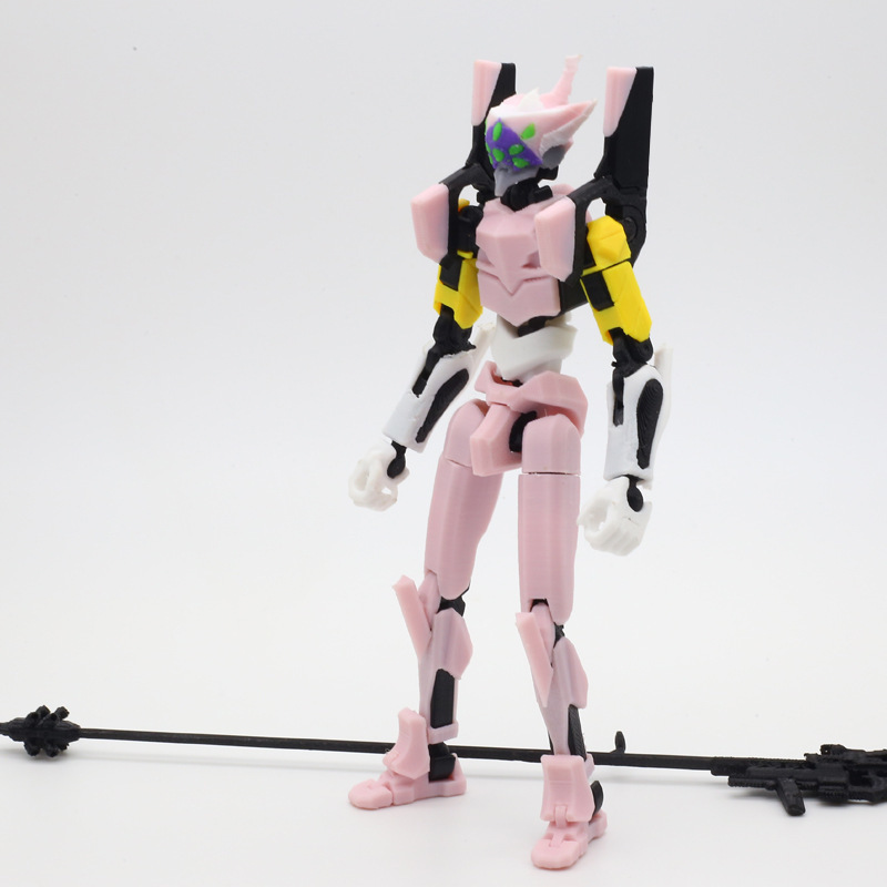 新製品 3D プリントキャロットマン多関節アクションフィギュアガンダム兵士インターネット有名人キャロットナイフ減圧おもちゃラッキー 13|undefined