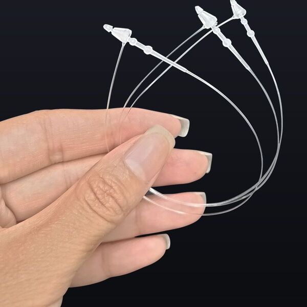 Clothing auxiliary material universal hanging granular tag line…