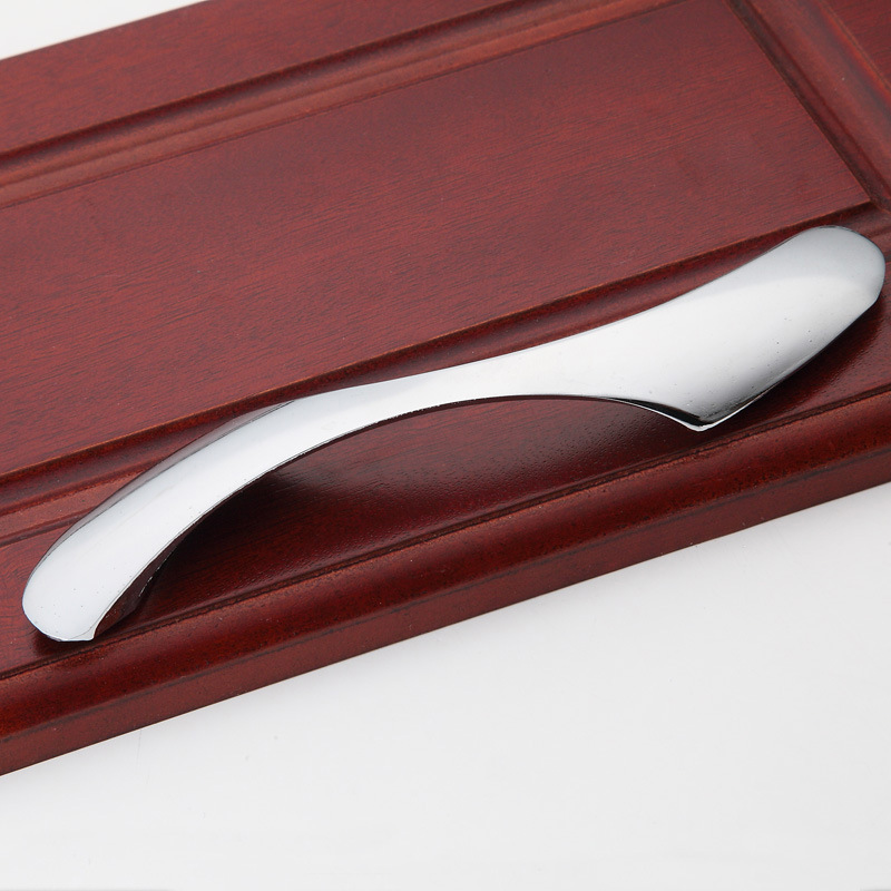 Minimalist handle, irregular glossy cabinet door handle, cabinet, wardrobe drawer and shoe cabinet door handle, long handle