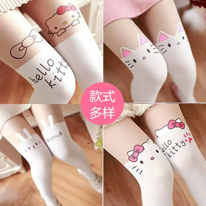 Ковбойские high boots с круглым носком, knee socks для студентов, колготки, Sailor Moon