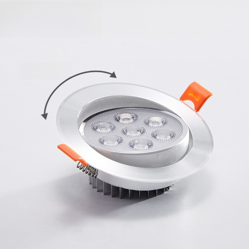 LED multi-eye downlight embedded ceiling light full aluminum hole light cat-eye light ox-eye spot light high-lumen focused wall washer light