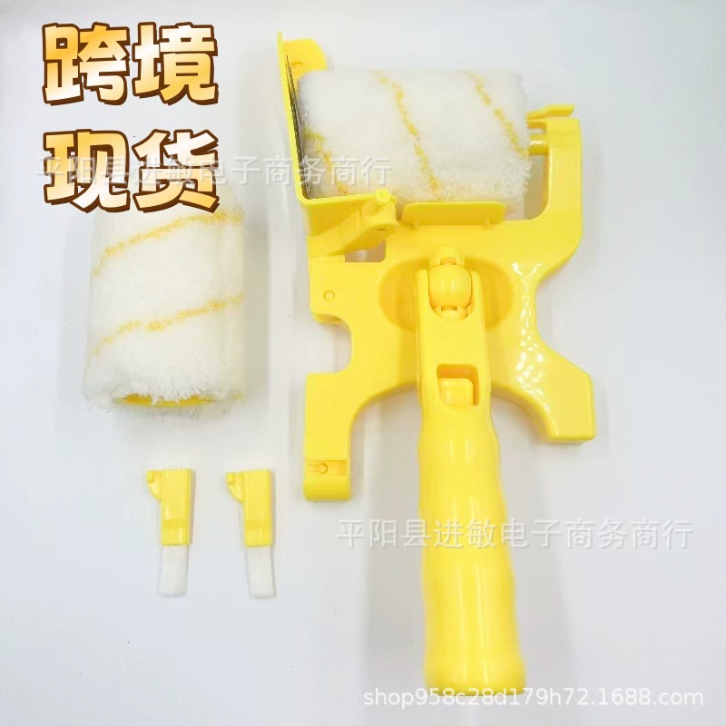 Многофункциональная кисть для покраски, роликовая кисть для обрезки и разделения цветов, без тупиков, щетка для тонких волос, инструмент для латексной краски, кисть для разделения цвета стен