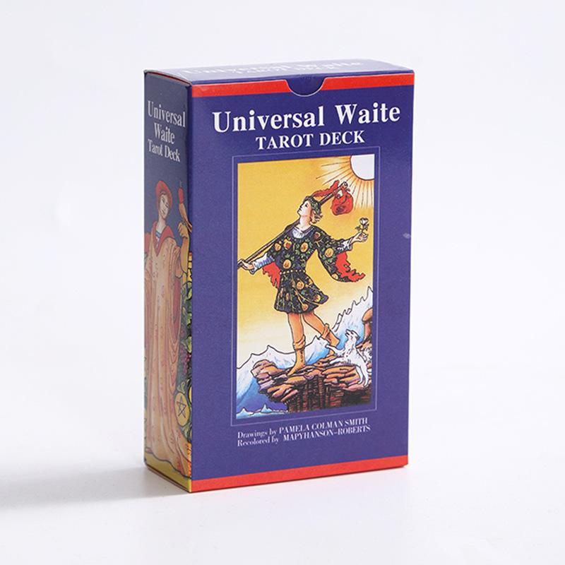 Classic and Popular Waite Tarot Cards for Beginners, 78 Cards, Chinese and English Versions, Board Game