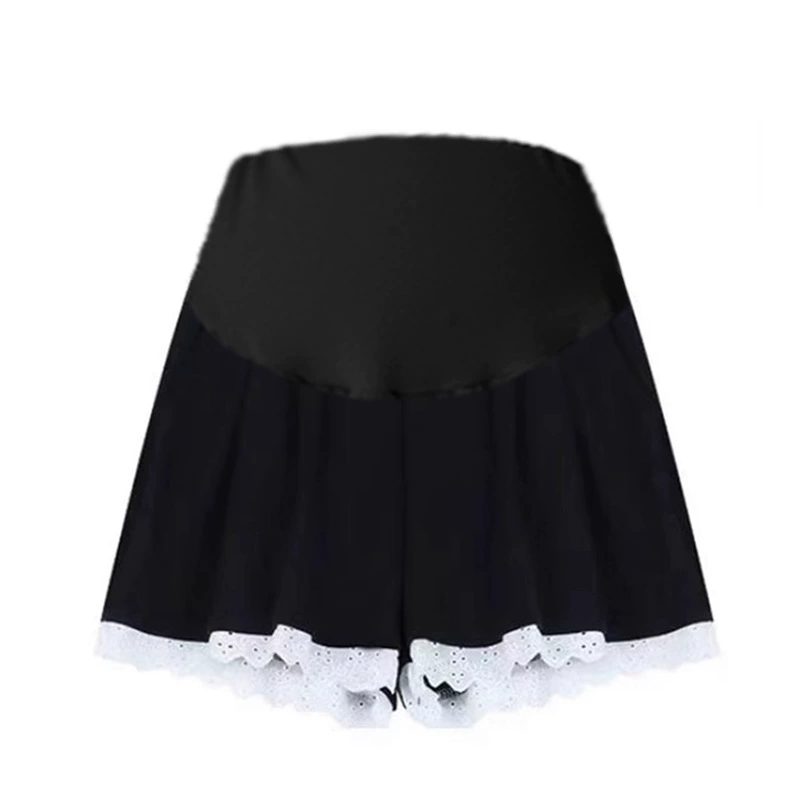 Прямые lace шорты для беременных, спортивные повседневные брюки, кружевное платье, свободный крой, оверсайз