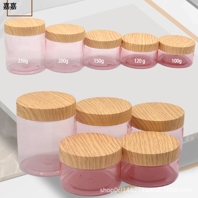 Envases cosméticos Tarro de crema sub-embalaje botella vacía máscara tarro PET crema facial botella