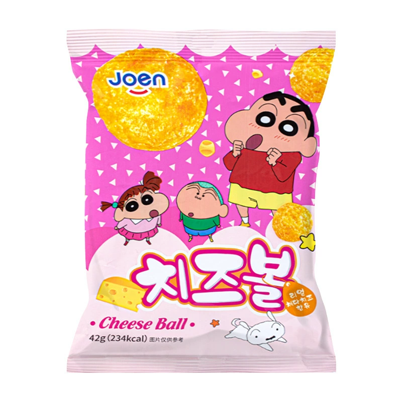 Южная Корея импорт Joen Crayon Shin-футболка ко-бренд мексиканский стиль сырные шарики детские повседневные лопающиеся снеки