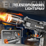 【现货爆款】格洛克声光枪电动玩具发光玩具喷雾儿童冲锋枪玩具枪