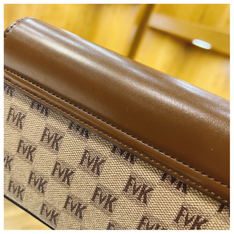 Borsa a tracolla Nicchia di personalità Nuova borsa a tracolla abbinata a colori con stampa retrò di alta qualità Borsa da donna per pendolarismo quotidiano_voghion.com