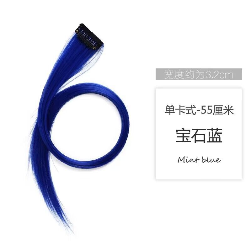 Color oreja teñido peluca de seda de alta temperatura teñido clip de cabello invisible natural una pieza de extensión de cabello sin marcas al por mayor