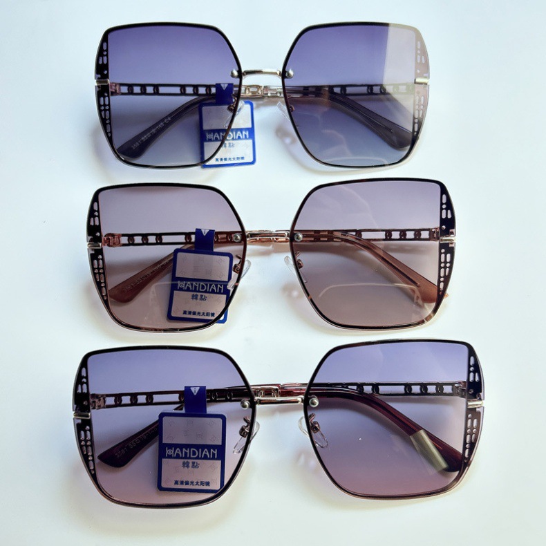 2026er Modell Metall-Nylon-Polarisierte Sonnenbrillen für Damen mit hochwertiger UV-Schutz und schmalem Gesichtseffekt, trendige Nylon-Sonnenbrillen