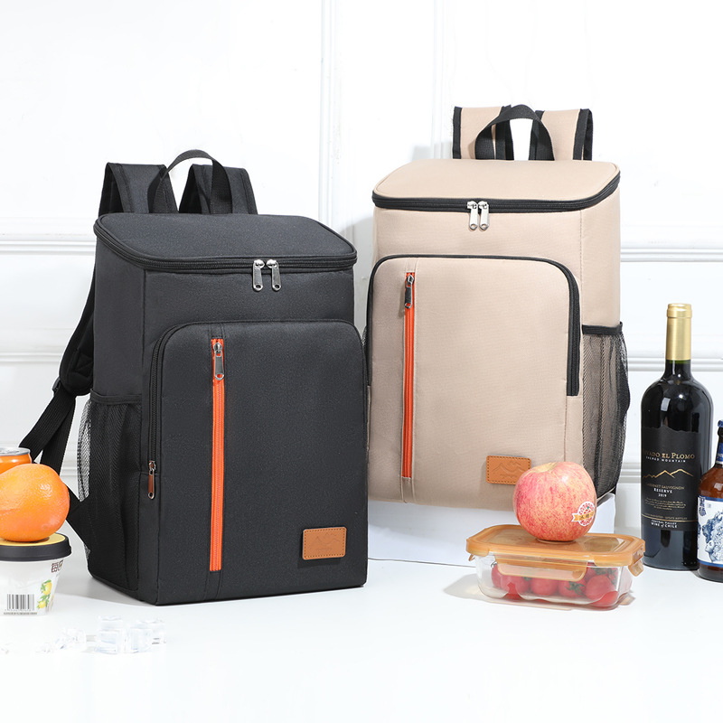 Bolsa de picnic al aire libre, mochila de alta capacidad, paquete de aislamiento térmico de aluminio, bolsa de hielo, bolsa de almuerzo de campamento de montaña, bolsa