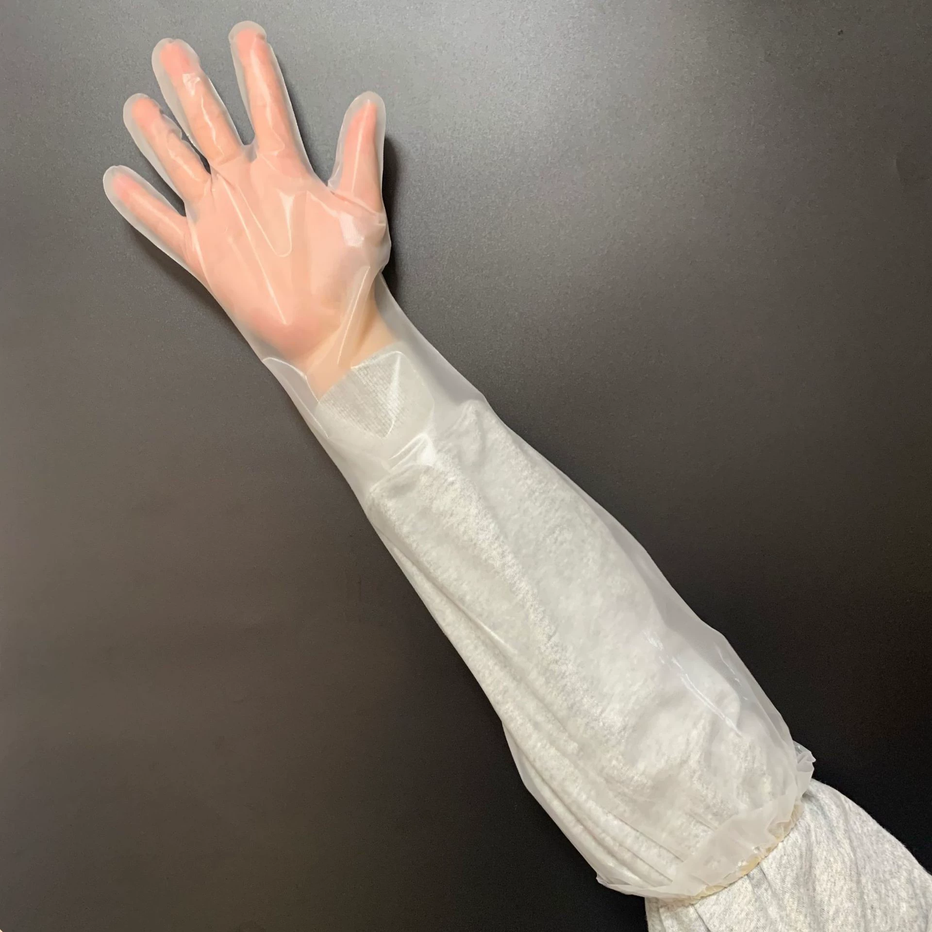 Disposable latex gloves, pack, long sleeves, direct factory sales