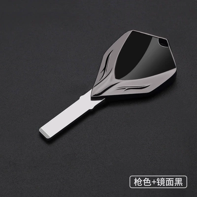 Motorcycle Key Fob Suitable for - gunmetal-color-mirror-black-bm-105