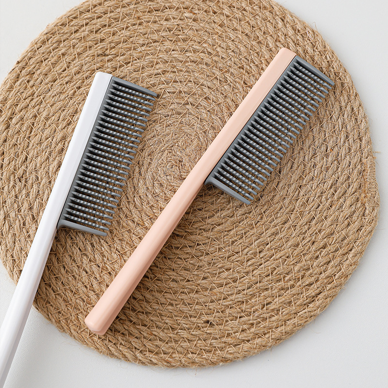 Venta caliente transfronteriza peine de peluquería portátil peine de pelo largo para niñas peine de dientes densos peine de pelo rizado antiestático peine esponjoso extraíble