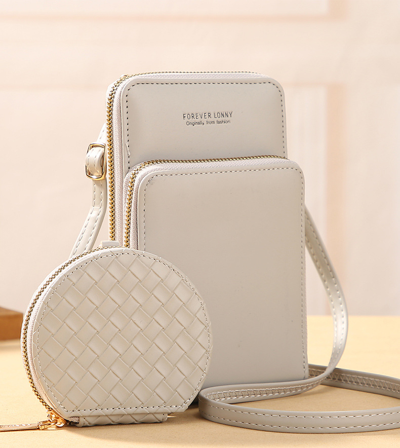 Women's Small Pu Leather Solid Color Basic Classic Style Zipper Phone Wallets display picture 6