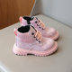 2024 autumn children's shoes new children's martin boots small and medium-sized children's short boots waterproof fashion cross-border bright leather boots for boys and girls
