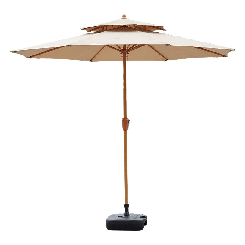 Sombrilla de Protección Solar para Exteriores, Parasol Grande para Publicidad, Sombrilla de Centro para Puestos, Sombrilla Impermeable para Patio, Sombrilla Romana para Balcón