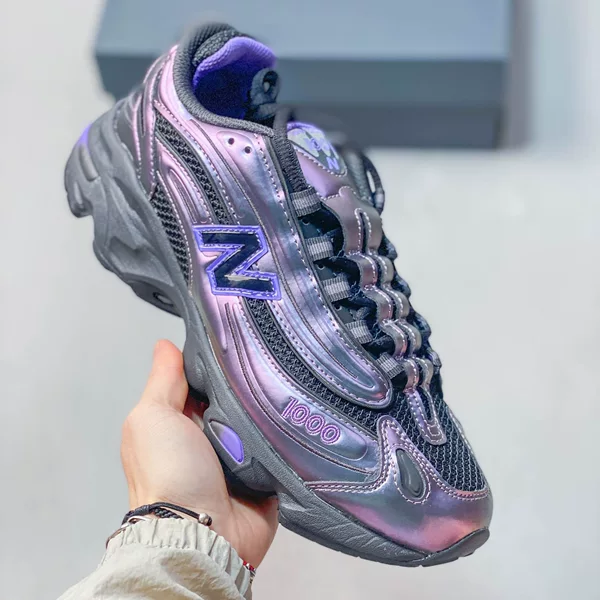NB 1 Cool Reflective Dad Shoes Low-top Fashionable Height-Increasing Running Shoes Couple's Sports Casual Trendy Shoes