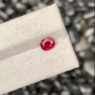 1.02ct Non-Burned Pigeon Blood Red Mozambique Ruby Bare Stone GRS Certificate Transparent Vitreous Table Larger