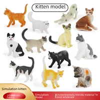 Реалистичная модель животного, мини-фигурка, котята, кот, оптовая торговля