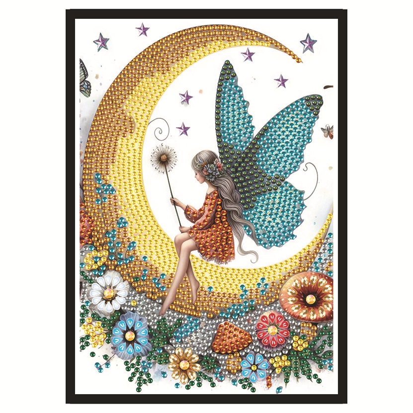 Transfronterizos nuevos dibujos de diamantes DIY hechos a mano unicornio dibujo de diamantes cuaderno dibujo de diamantes llenos de pintura de diamantes