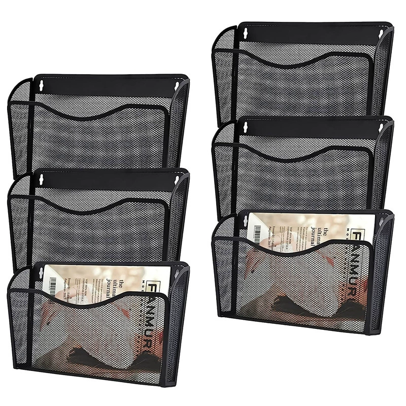 Metal magazine for documents, storage system
