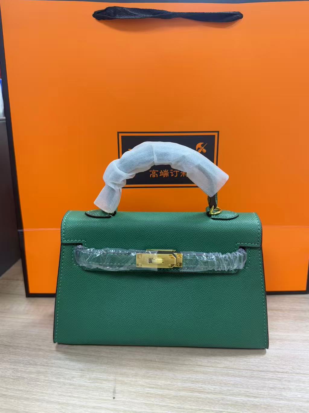 Hebilla de oro verde malaquita / 22x7x14