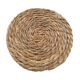 cattail straw woven placemat heat insulation mat coaster bowl mat restaurant decorative mat western placemat japanese table mat round cushion