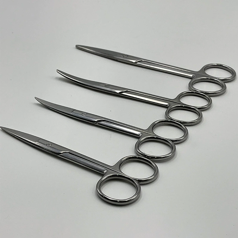 Scissors stainless steel, gauze cosmetic nurse uniform, anatomy