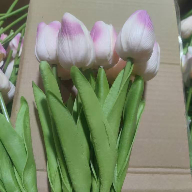 Tulipán Artificial de PU con Tacto Real para Boda y Decoración del Hogar