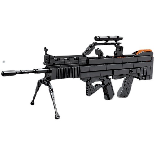 Senbao 702941 Accumulator Gun God Series 56-type submachine gun small particle children's building block toy boy