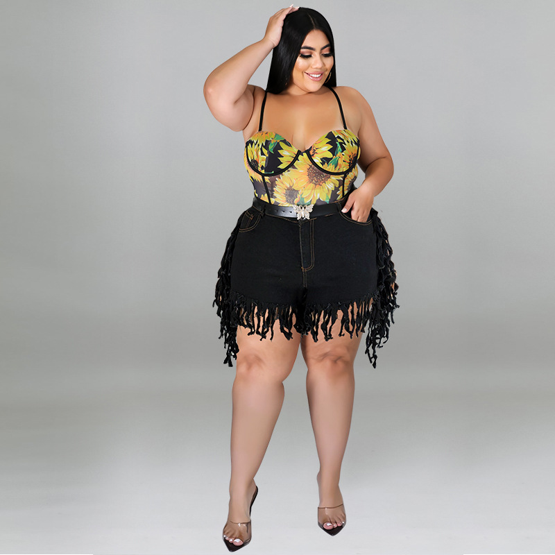 Women's Clothing Women's Sexy Tassel Denim Shorts Style Fashion For Formal & Casual For Women Sexy Tassel Denim Shorts_ecoleips.com