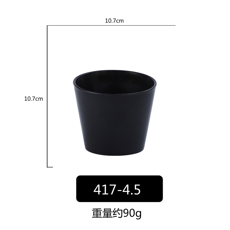 PP porcelana-como colorido oblicuo Tazón de fuente Cubo de lechuga Tazón verde vegetal cubo vegetal creativo restaurante comercial Ensalada de frutas Tazón