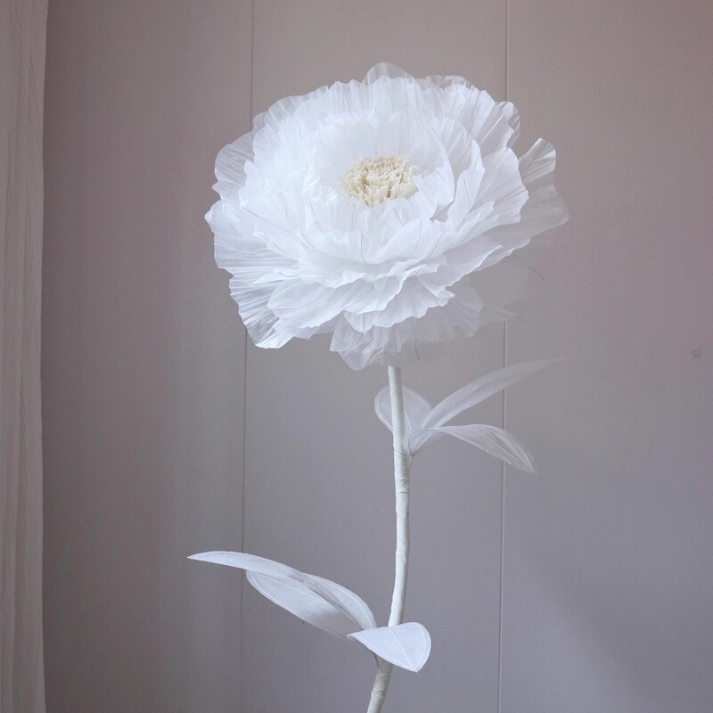 巨型芍药仿真花大型网红花户外粉色丝网花艺美陈橱窗装饰摆件防水|undefined