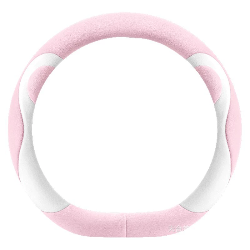 Winter plush steering wheel, cartoon keep warm handle, new collection, (Cross-border trading), wholesale