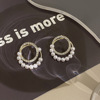 Tide, fashionable universal earrings from pearl, internet celebrity, city style