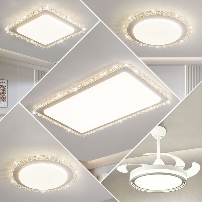 2026 New Living Room Main Light, Grand Crystal Cushion Light, Modern Minimalist Large Light, Light Luxury Zhongshan Lighting Fixtures, Bedroom Light