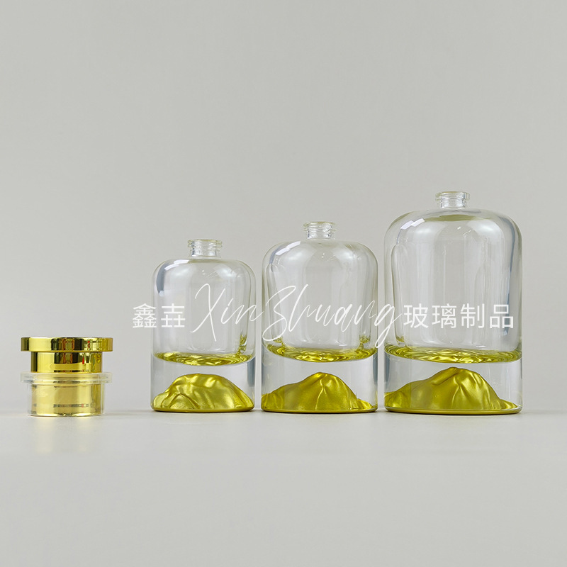 現物30ml 50ml火山底香水分注瓶100mlバヨネット高級蓋付きノズルサンプルガラス瓶|undefined