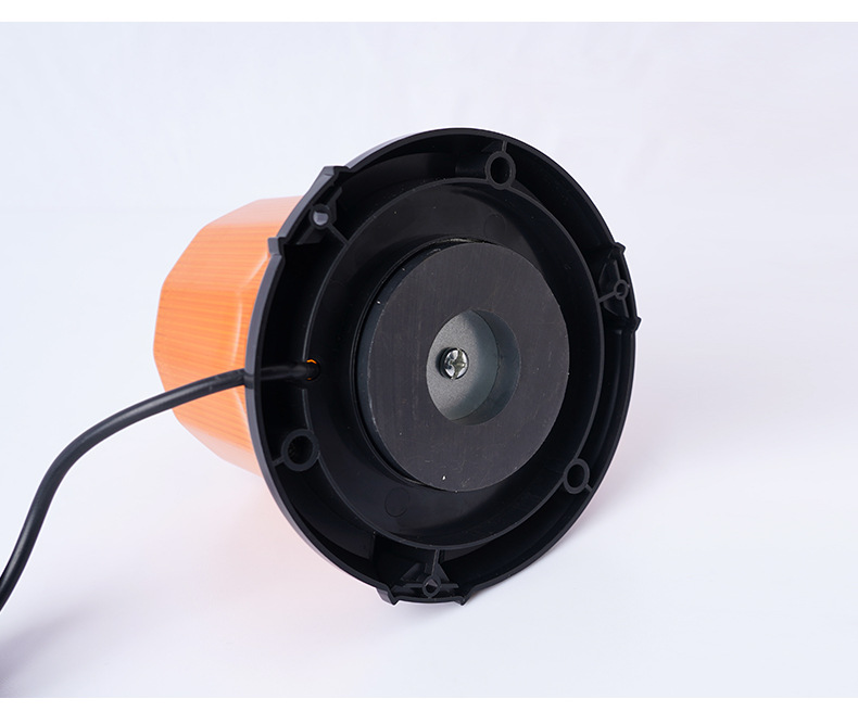 Forklift Led Emergency Warning Light Flashing Work Light School Bus Traffic Safety Round Light with Car Charging Magnetic Installation