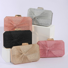 Women's Evening Bag Dress Pleated Party Clutch Niche Unique Design Shoulder Cosmetic Bag Wholesale
