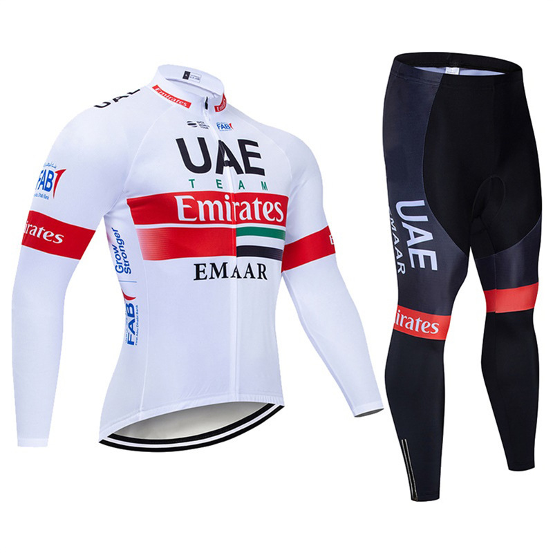 Autumn and winter men's and women's fleece riding clothing set mountain bike clothing plus Velvet roller skating clothing factory direct sales