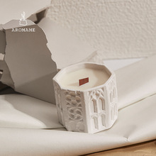 aromame浮雕香薰蜡烛卧室香氛女生情人节礼物摆件大豆蜡制礼盒