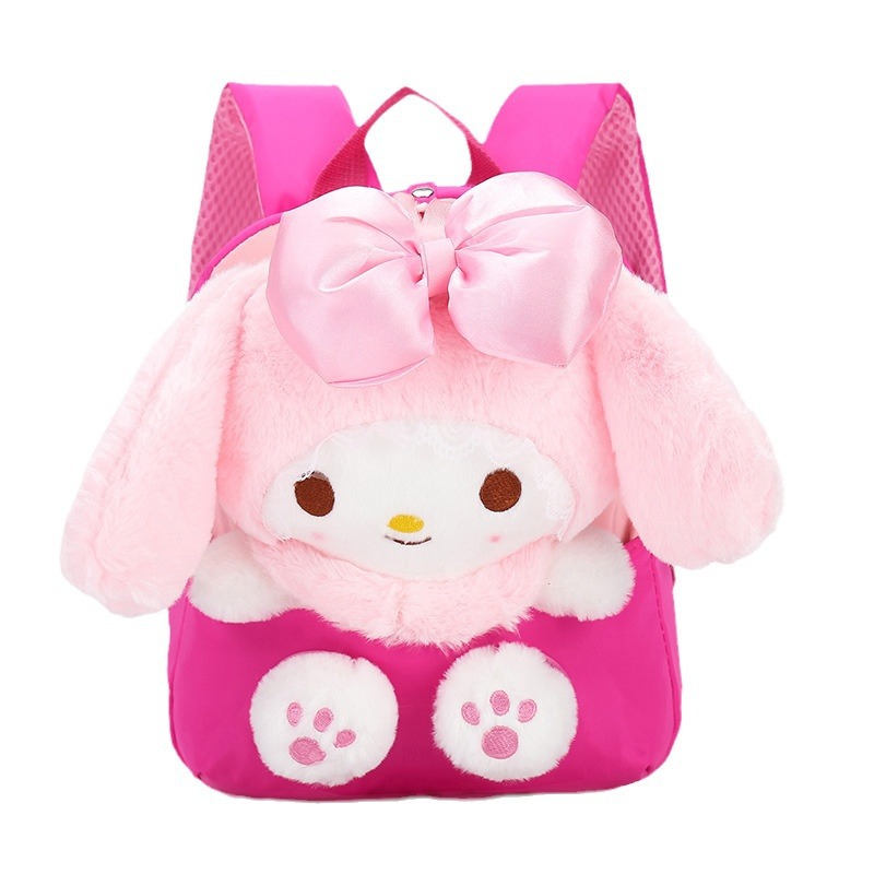 Nueva mochila de peluche para niños mochila de jardín de infantes lindas mochila de peluche de dibujos animados mochila de viaje de niñas mochila ocio