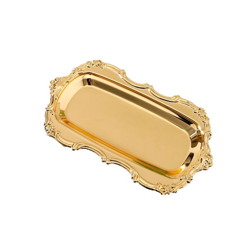 鉄芸ケーキ皿アロマキャンドル台トレーデザートお菓子お皿化粧品ジュエリー収納皿|undefined