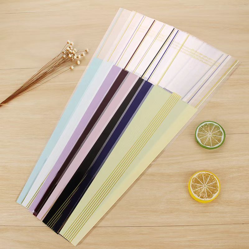 集萱 三生线玫瑰单支袋 单支包装 OPP塑料袋50只包装鲜花包装材料