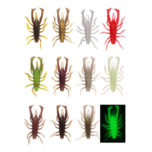 New Multi-Legged Worm Lure Competitive Japanese High-Specific-Gravity Submerged Soft Lure 1.5