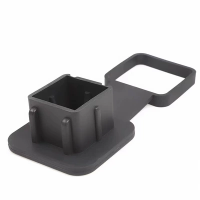 Cross-border auto parts modification car plug trailer cover trailer hook square mouth traction dust plug traction protection cover (Other Car Modifications) - square-access-panel-no-label